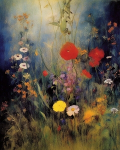 Flori de camp colorate