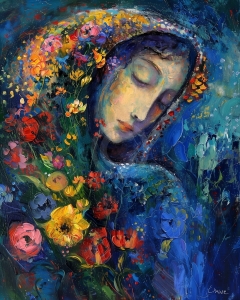 Portret in Valuri Florale