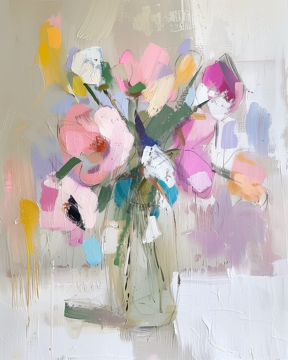 Tablou Buchet de flori in vaza