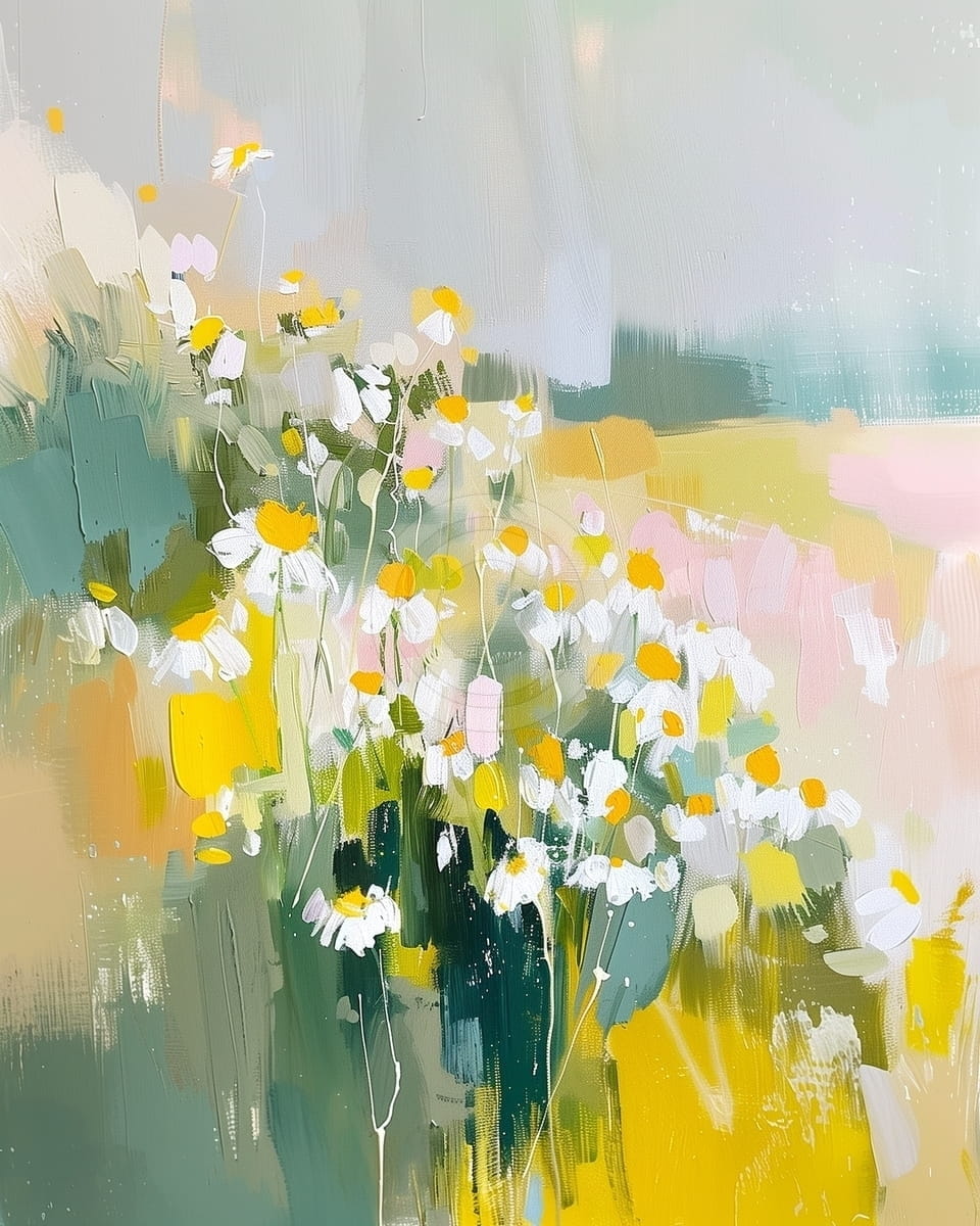 Tablou Margarete in peisaj de vara