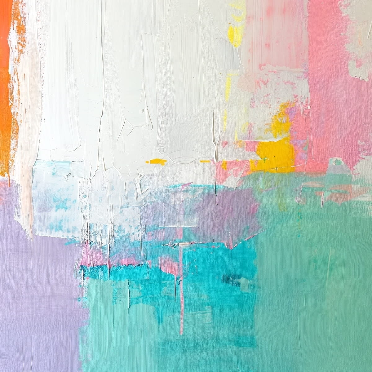 Tablou Tablou abstract in culori pastel vibrante