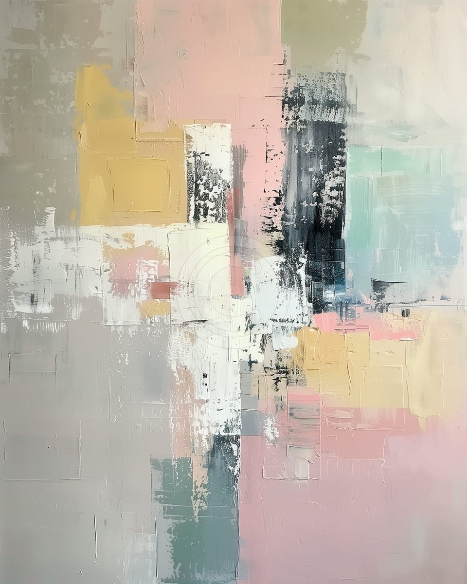 Tablou Texturi in nuante pastel