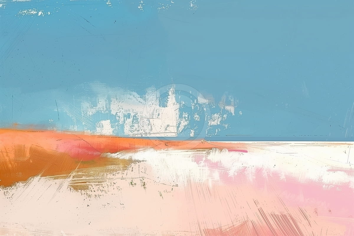 Tablou Plaja sub cer senin