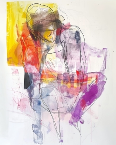 Figura feminina in linii si culoare