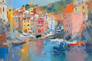 Port pescaresc italian colorat