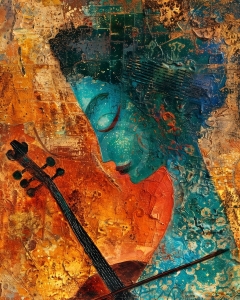 Portret muzical abstract
