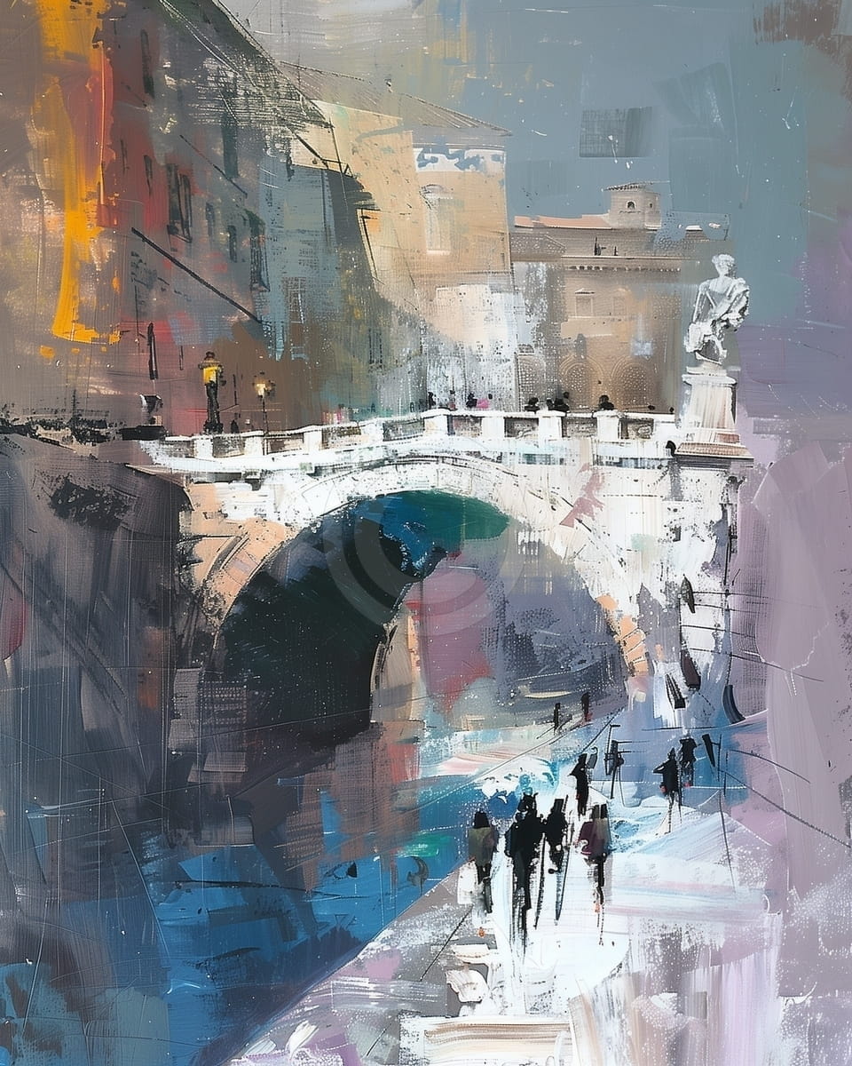 Tablou Londra abstracta