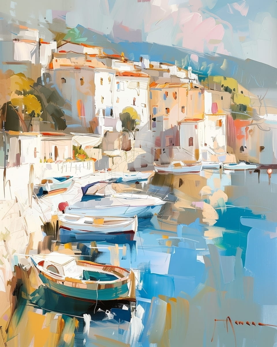 Tablou Port mediteranean