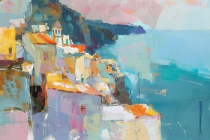 Sat pe coasta mediteraneana