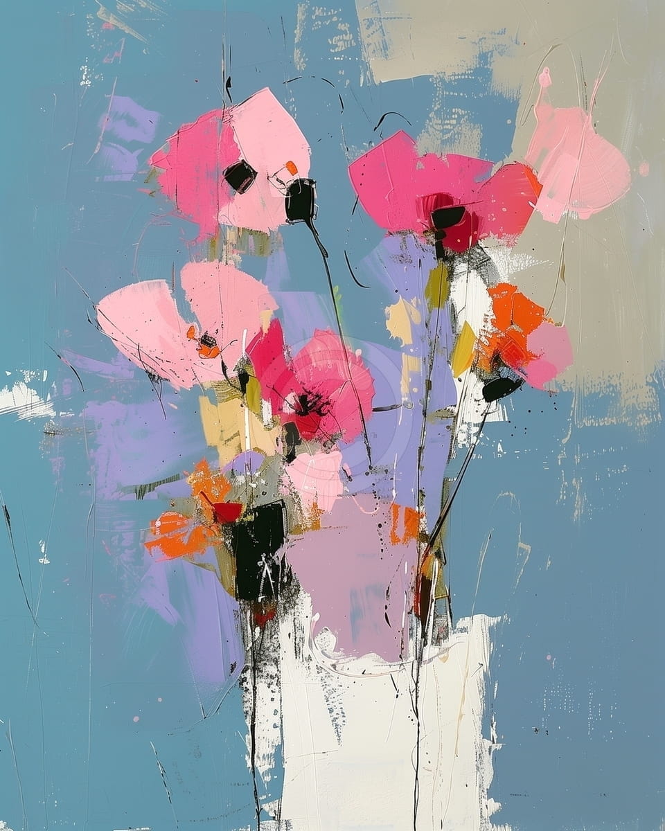 Tablou Buchet floral abstract