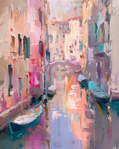 Apus pe canal venetian