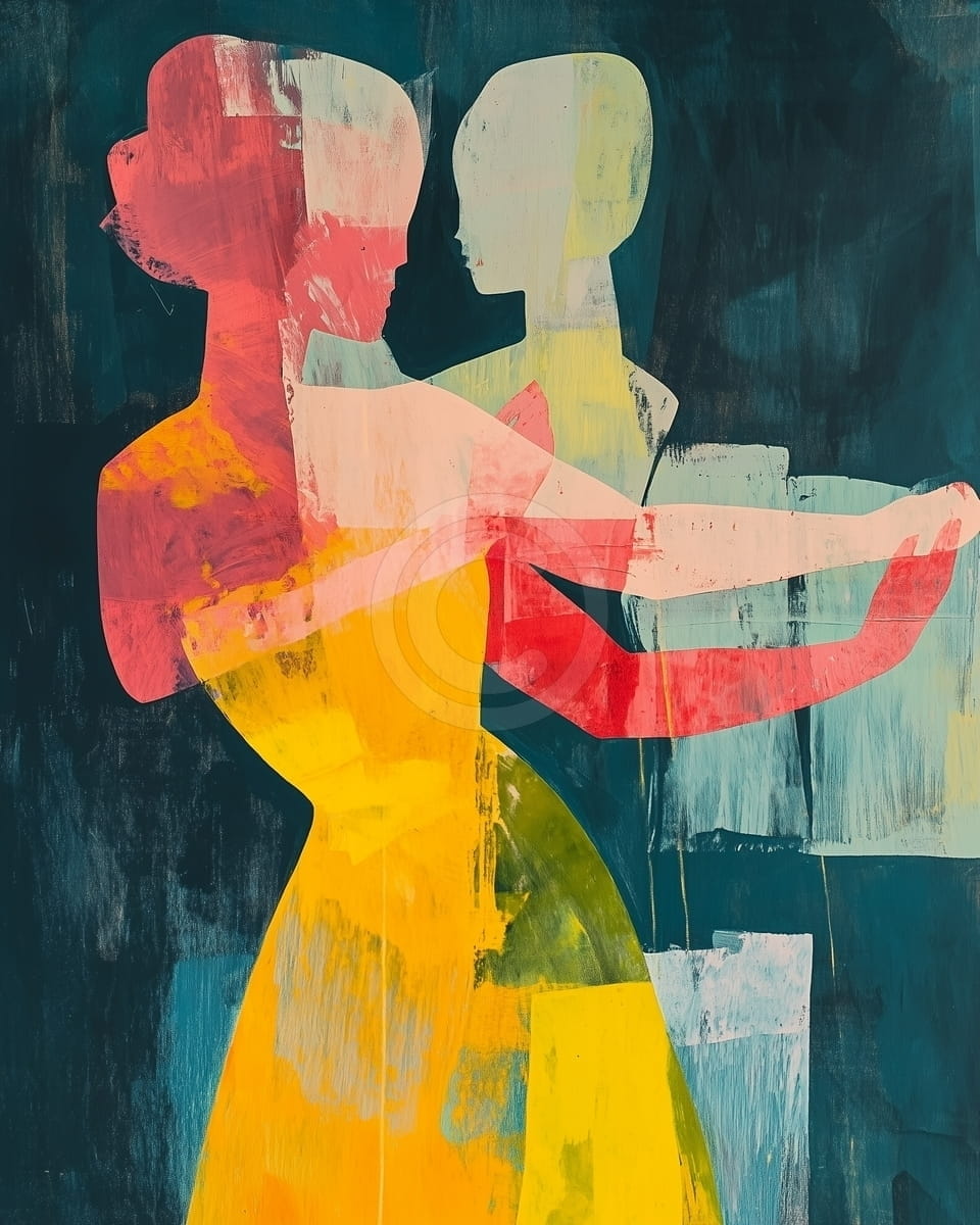Tablou Dans abstract