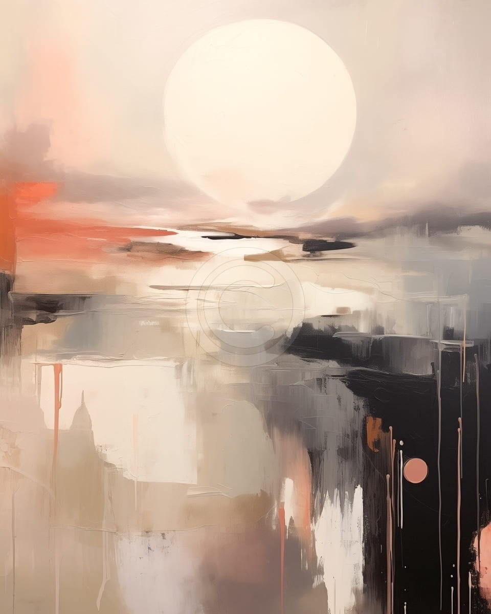 Tablou Rasarit abstract