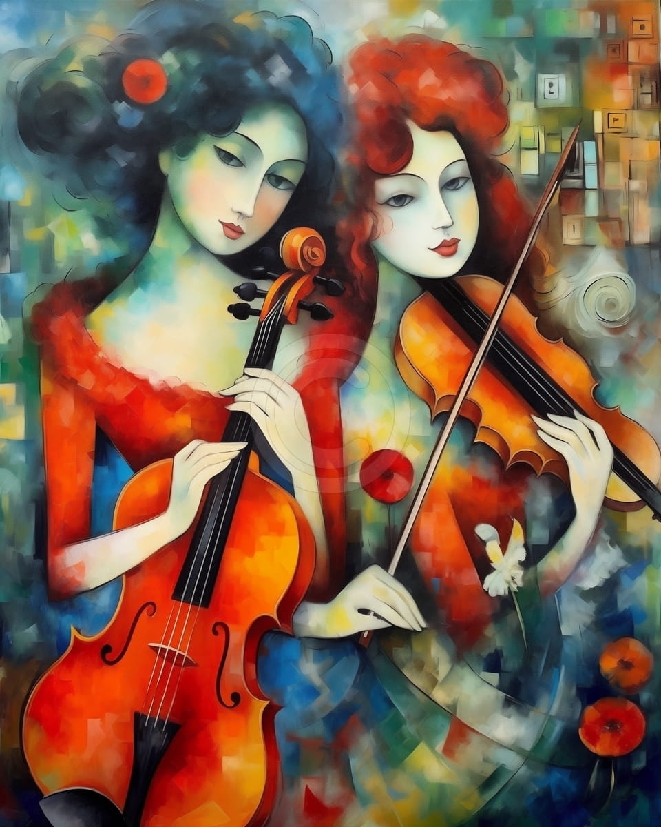 Tablou Duet de vioara