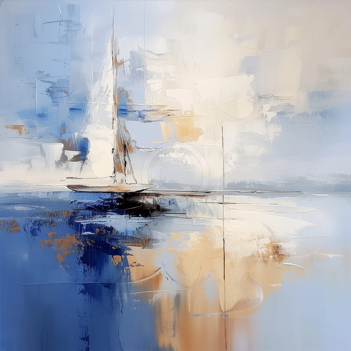 Tablou Velier pe ape linistite