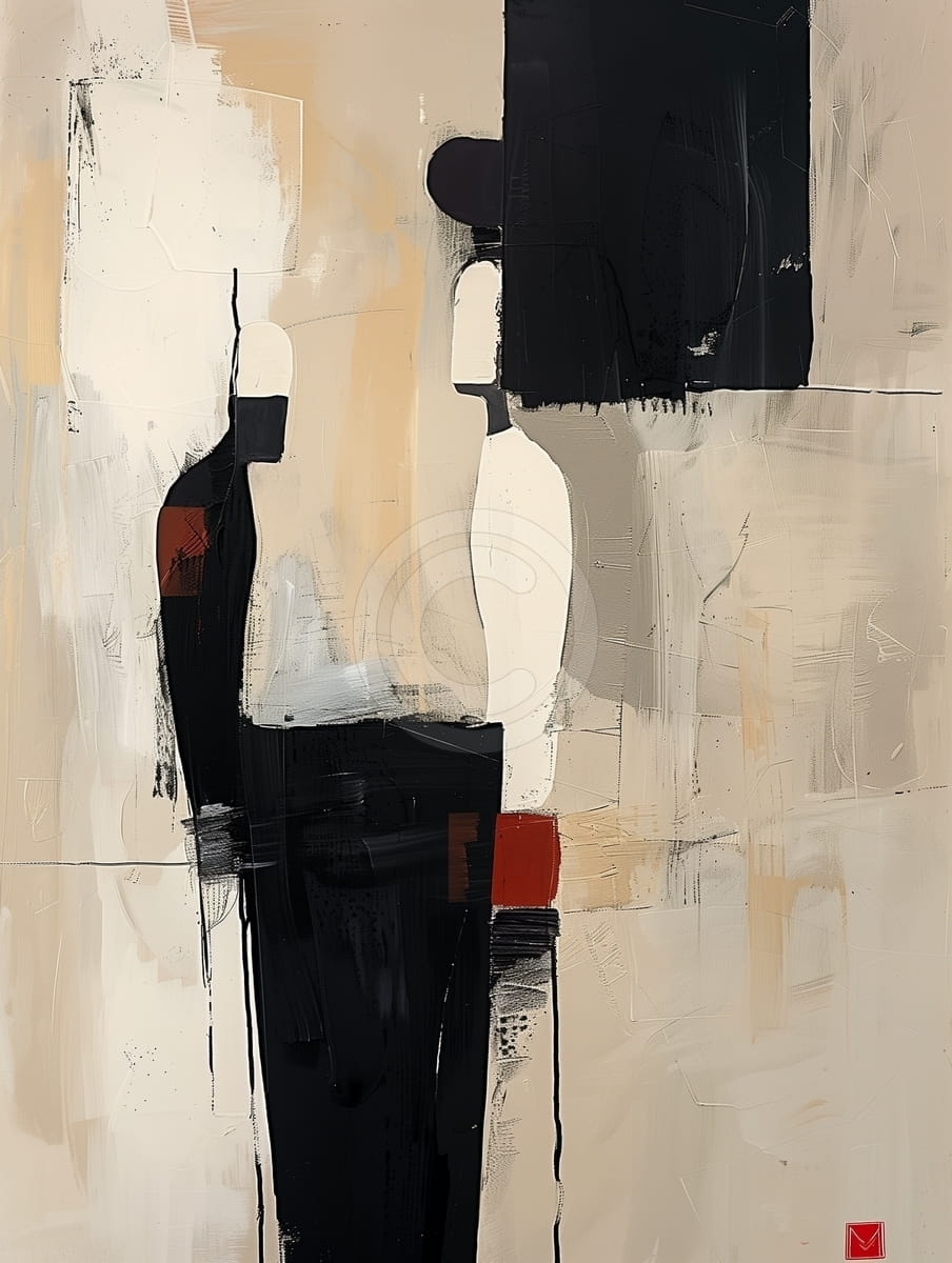 Tablou Intalnire in contrast