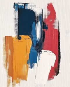 Abstract in patru culori