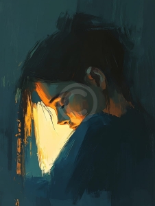 Fata in lumina calda