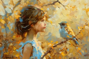 Fata si pasarea albastra