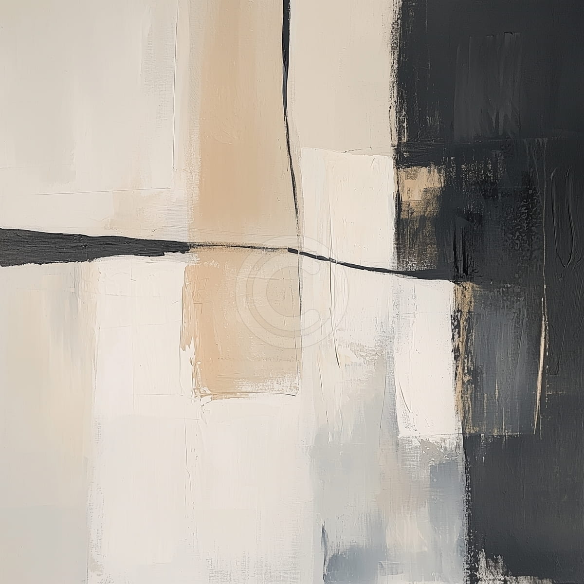 Tablou Structura neutra abstracta