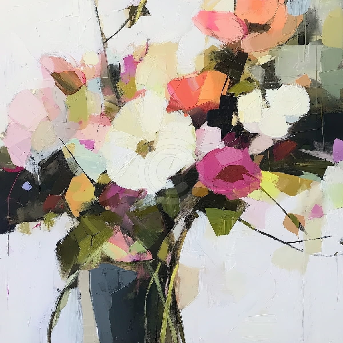 Tablou Buchet abstract de flori