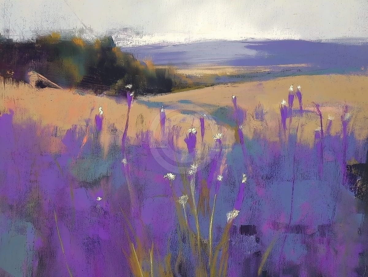 Tablou Camp de lavanda