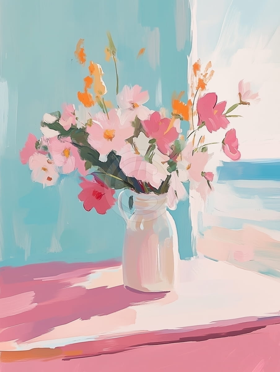 Tablou Buchet in lumina marii