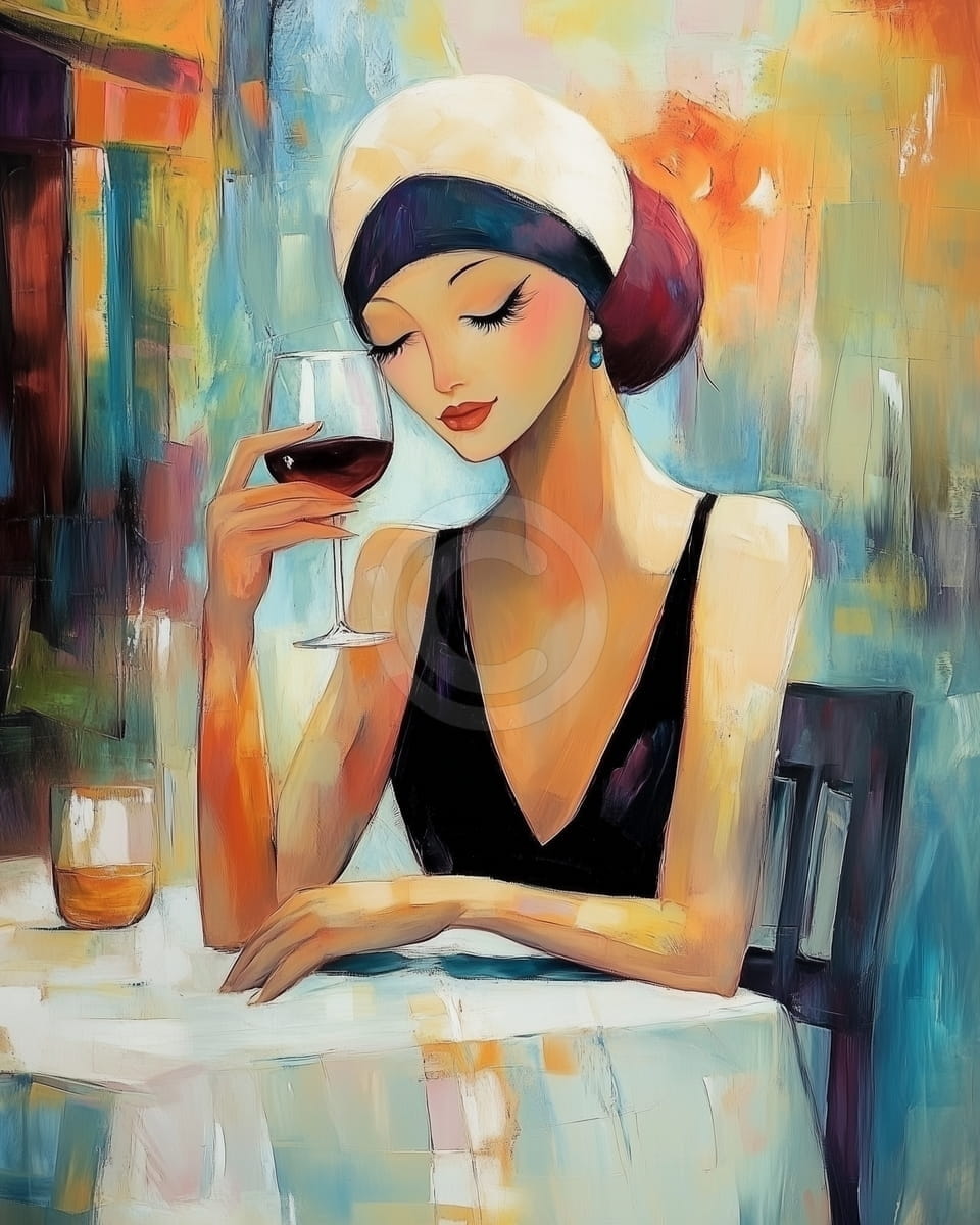 Tablou Eleganta in pahar