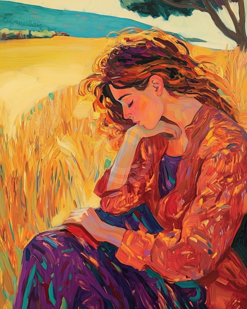 Tablou Fata din lanul de grau