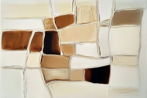 Fragmentare fluida in tonuri naturale