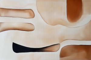 Contururi organice in tonuri calde