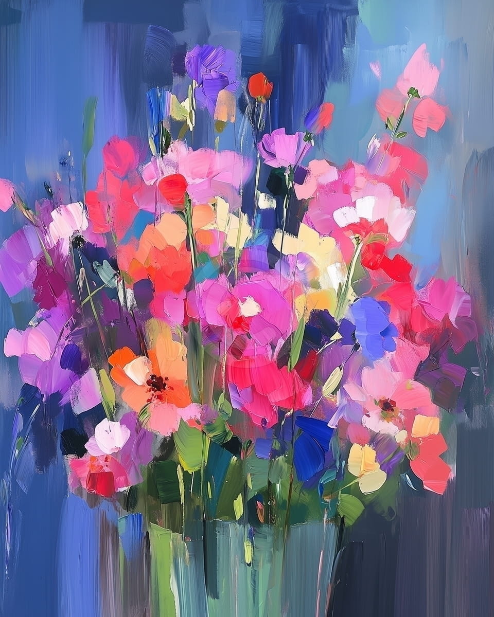 Tablou Buchet de flori salbatice colorate