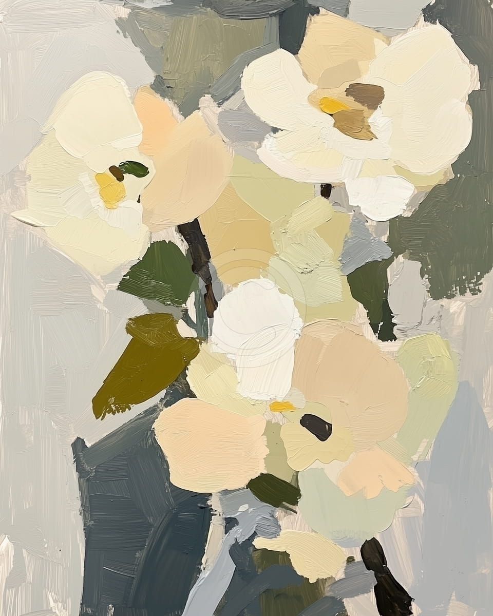 Tablou Orhidee in tonuri delicate