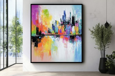 Cityscape Painting in the Room 3