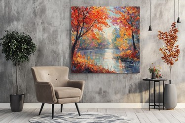 Horse Art in Living Room 1