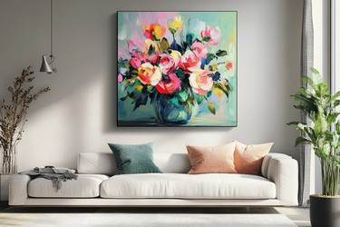 Horse Art in Living Room 1