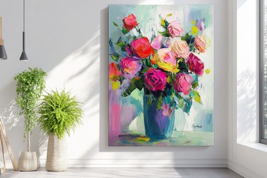 Horse Art in Bedroom