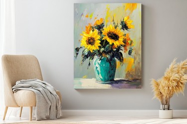 Horse Art in Living Room 1