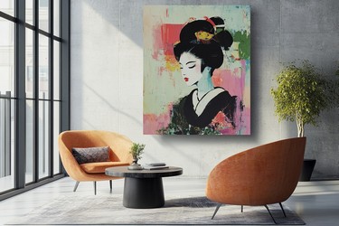 Horse Art in Living Room 1