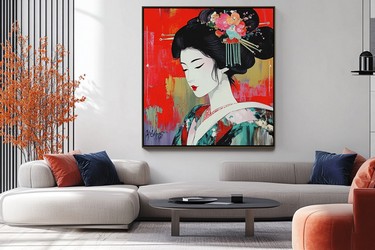 Horse Art in Bedroom