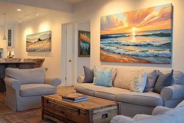 Marine Art in living room 2
