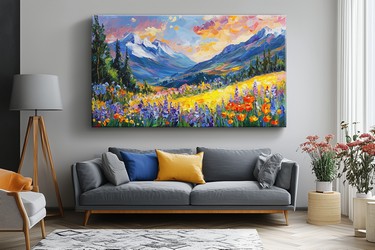 Summer Art in living room 2