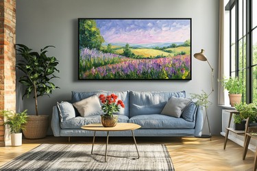 Summer Art in living room 3