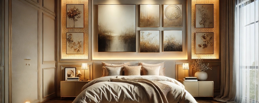 Tablouri deasupra patului: Un ghid pentru îmbunătățirea dormitorului cu artă